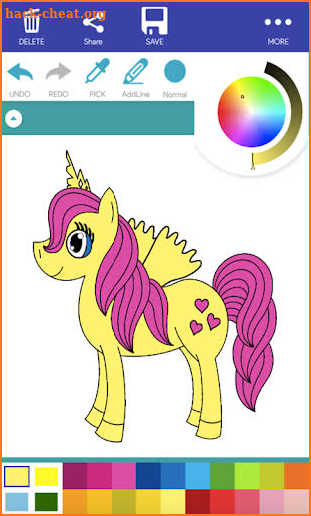 Coloring Book of My Little Pony screenshot