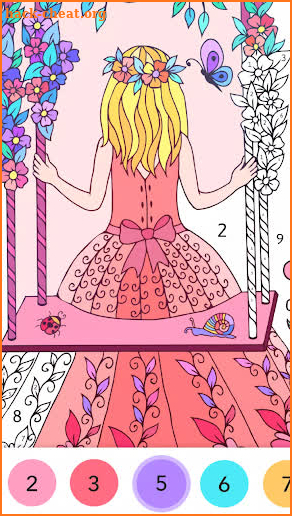 Coloring Book Paint by Number screenshot