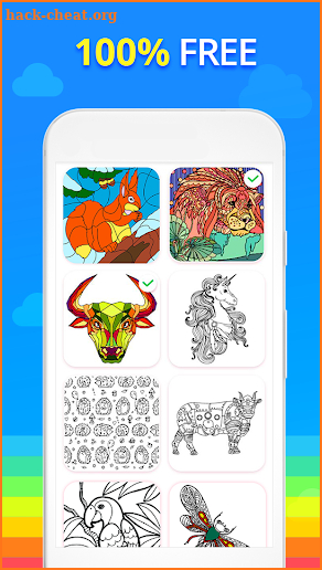 Coloring Book - Paint By Number 2018 screenshot