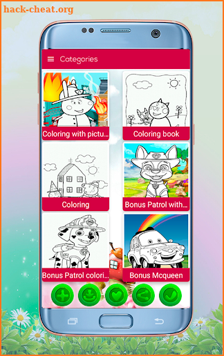 Coloring book Pepa and Pig screenshot