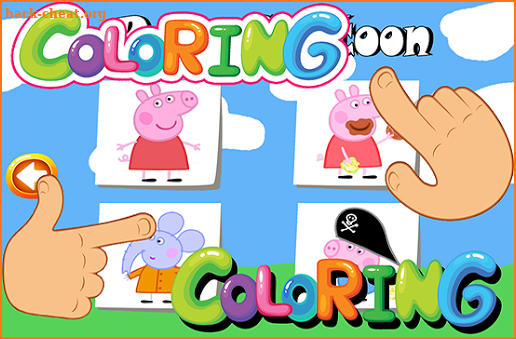 Coloring Book Pepa Cartoon For Pig Page screenshot