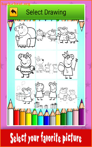 Coloring book pigpagpig 2020 screenshot