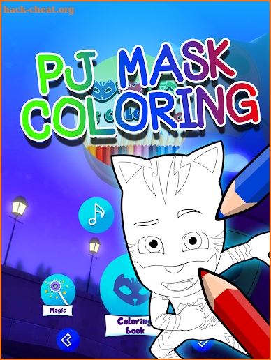 Coloring Book PJ Hero screenshot