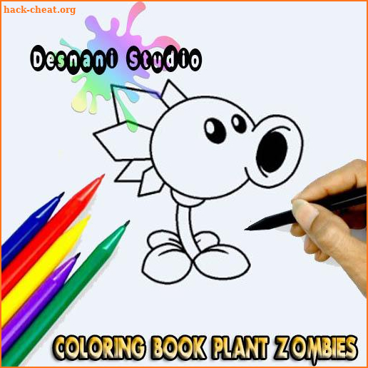 Coloring Book Plants Zombies screenshot