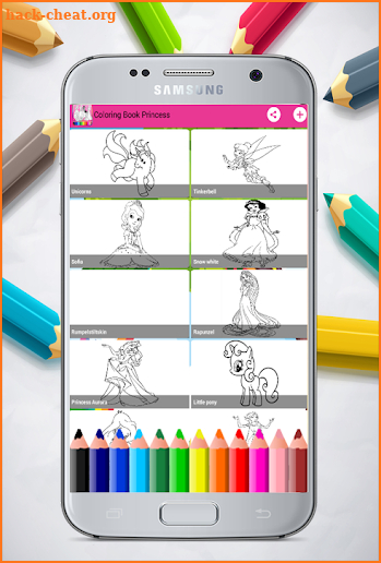 Coloring Book Princess screenshot