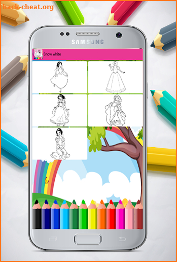 Coloring Book Princess screenshot