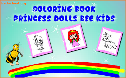 Coloring book Princess Dolls screenshot
