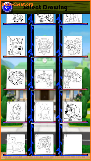 Coloring Book Super Dogs screenshot