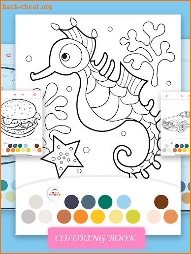 Coloring Book - Tap and Paint pages screenshot