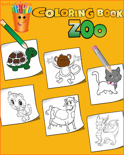Coloring Book : Zoo,animals screenshot