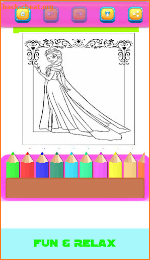 Coloring Books - Disney Princess de Coloriage screenshot