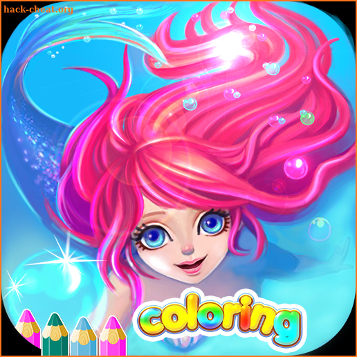 Coloring Books Mermaid screenshot