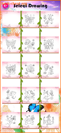 Coloring Butterfly Wings screenshot
