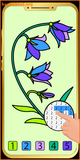 Coloring by number Flower : Draw pixel art screenshot