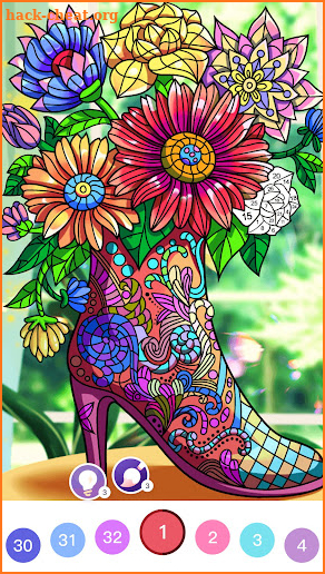 Coloring by Number: HD Picture screenshot
