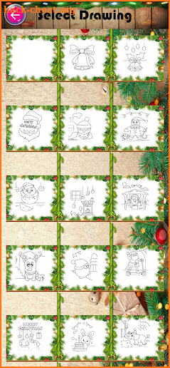 Coloring Christmas and Santa screenshot