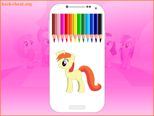 coloring CUTE pony screenshot