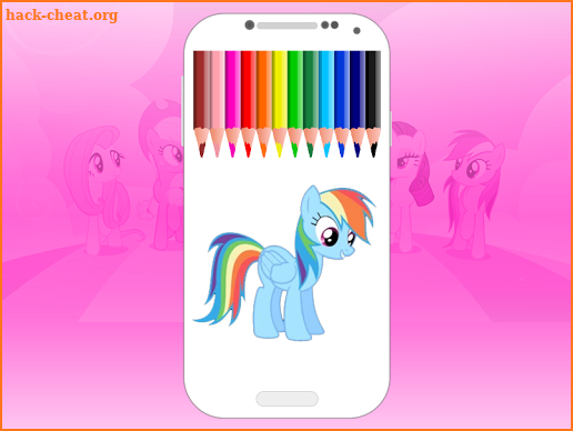 coloring CUTE pony screenshot