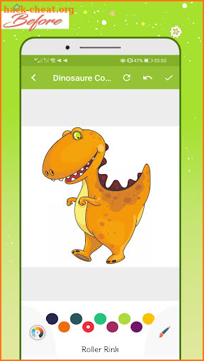 Coloring Dinosaur Book Pro screenshot