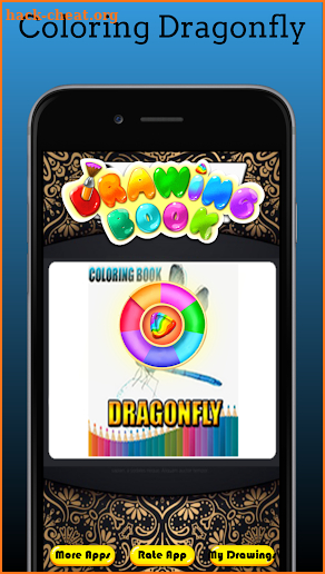 Coloring Dragonfly screenshot