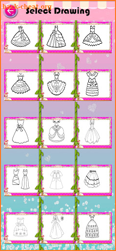Coloring Fashion Dress screenshot
