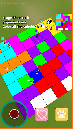 Coloring Fighter screenshot