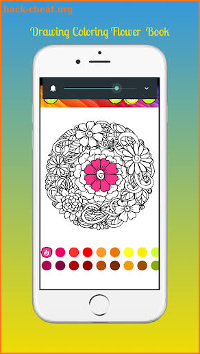 Coloring Flowers Book Pro screenshot