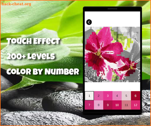 Coloring Flowers Pixel Art Game screenshot