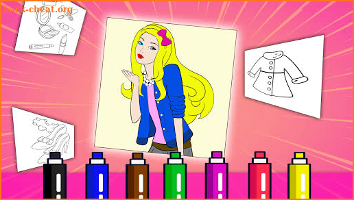 Coloring for Girls: Beauty and Fashion screenshot
