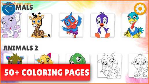 Coloring for kids - 50+ pages to color screenshot