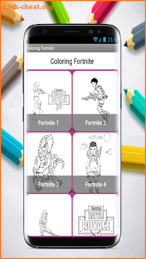 Coloring Fortnite screenshot