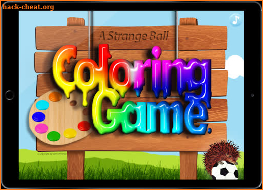 Coloring Game - A Strange Ball screenshot