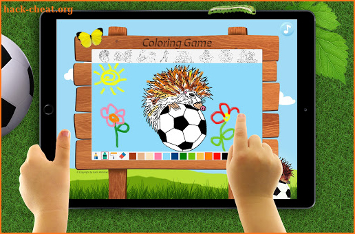 Coloring Game - A Strange Ball screenshot