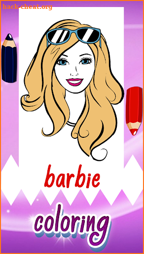Coloring Game for Barbie screenshot