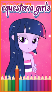 Coloring Game for Equestria Girl screenshot