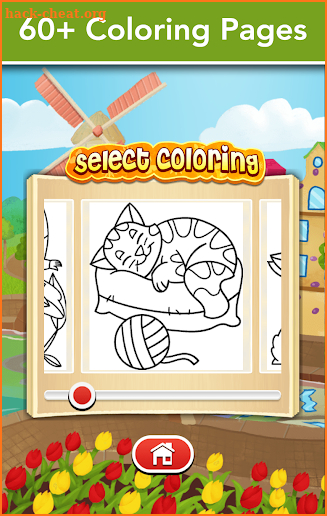 Coloring game for girls and women screenshot