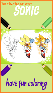 Coloring Game For Sonic screenshot