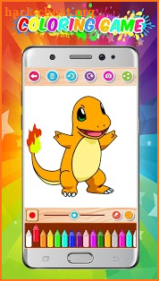 Coloring Game Pokem Pikachu screenshot