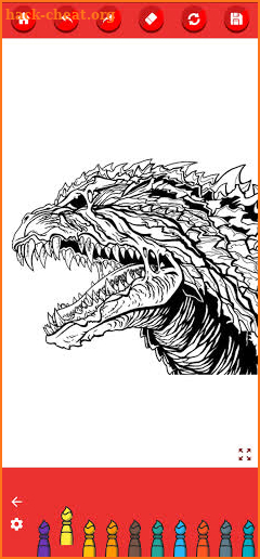 Coloring Godzilla : King of the Monsters screenshot