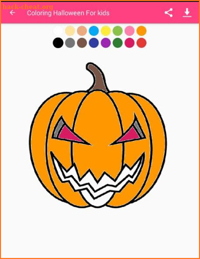 Coloring Halloween for kids screenshot