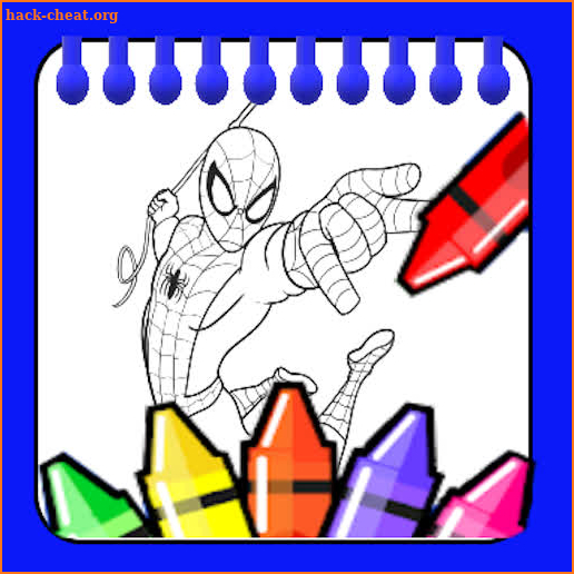 Coloring Hero Spider Super screenshot