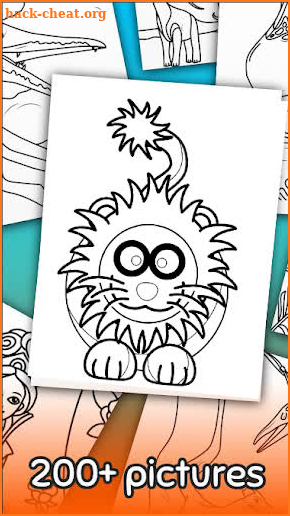 Coloring King Lion screenshot