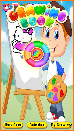 Coloring Kitty Winged Cat screenshot