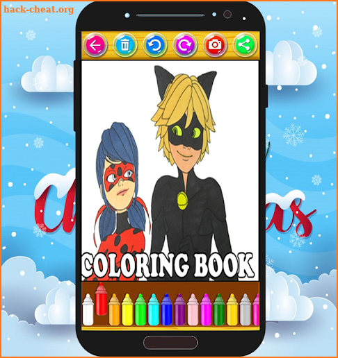 Coloring Ladybug And Cat Noir Miraculous Pages screenshot