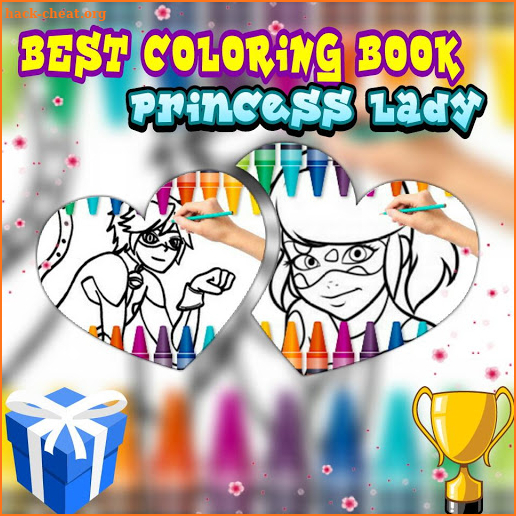 Coloring Ladybug Miracul Princess Heroes Cat Noir screenshot