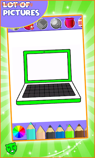 Coloring Laptop, Mobile Phone & Smartphone screenshot