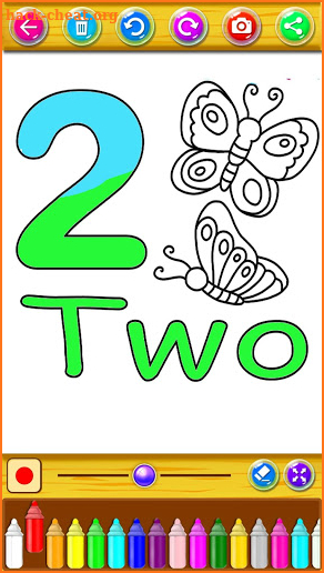 Coloring Letter Numbers for Boys and Grils screenshot