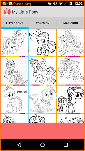 Coloring Little Pony - Draw Cartoon screenshot