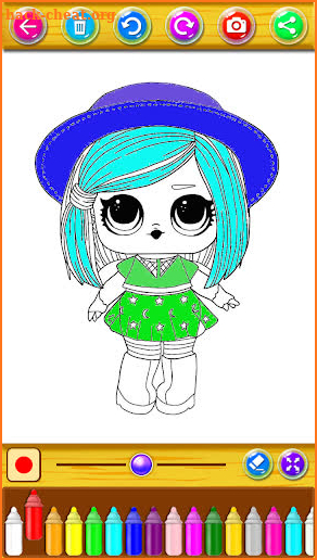 Coloring Lol Dolls and Beautifull Dolls screenshot