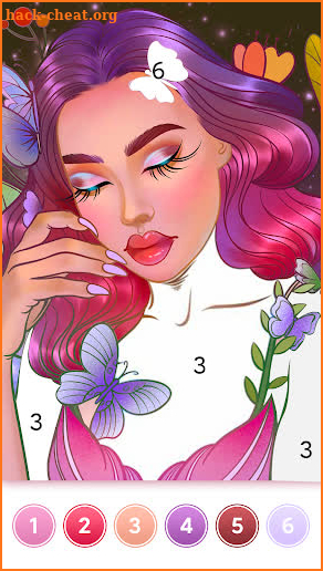 Coloring Magic: Free Paint by Number Puzzle Game screenshot
